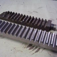 Gear rack - manufactured from damaged sample